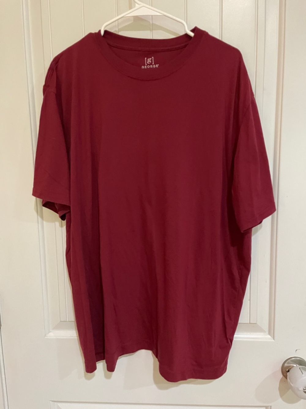 George 2XL/2XG wine red short sleeve tshirt